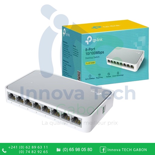 TP-LINK Switch 10/100Mbps 8 Ports TL-SF1008D