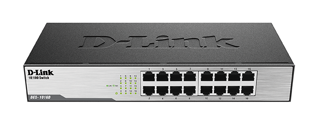 D-LINK 16 PORT SWITCH DES-1016D