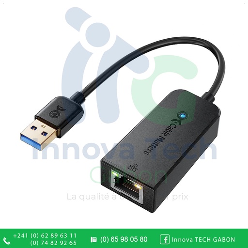 Adaptateur Réseau Ethernet RJ45 USB 2.0