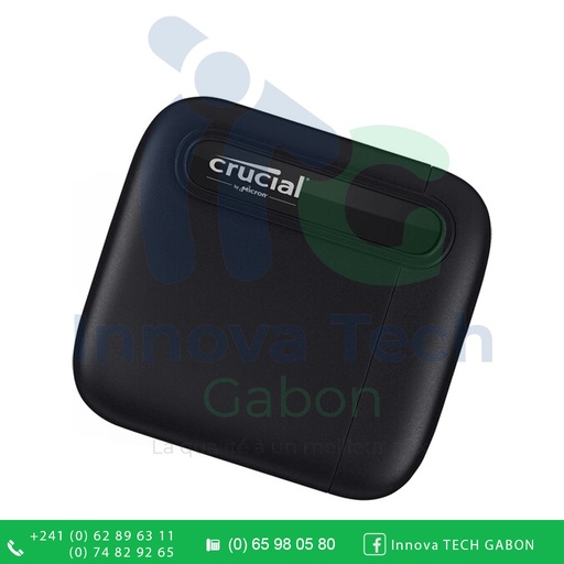 CRUCIAL - Disque Dur SSD Portable 500Go X6