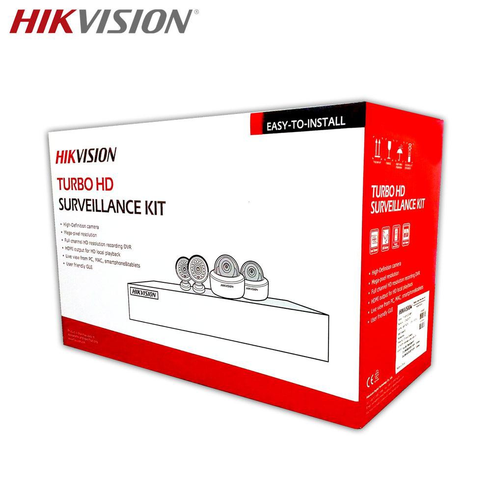 HIKVISION Kit 4 caméras de surveillance TURBO HD