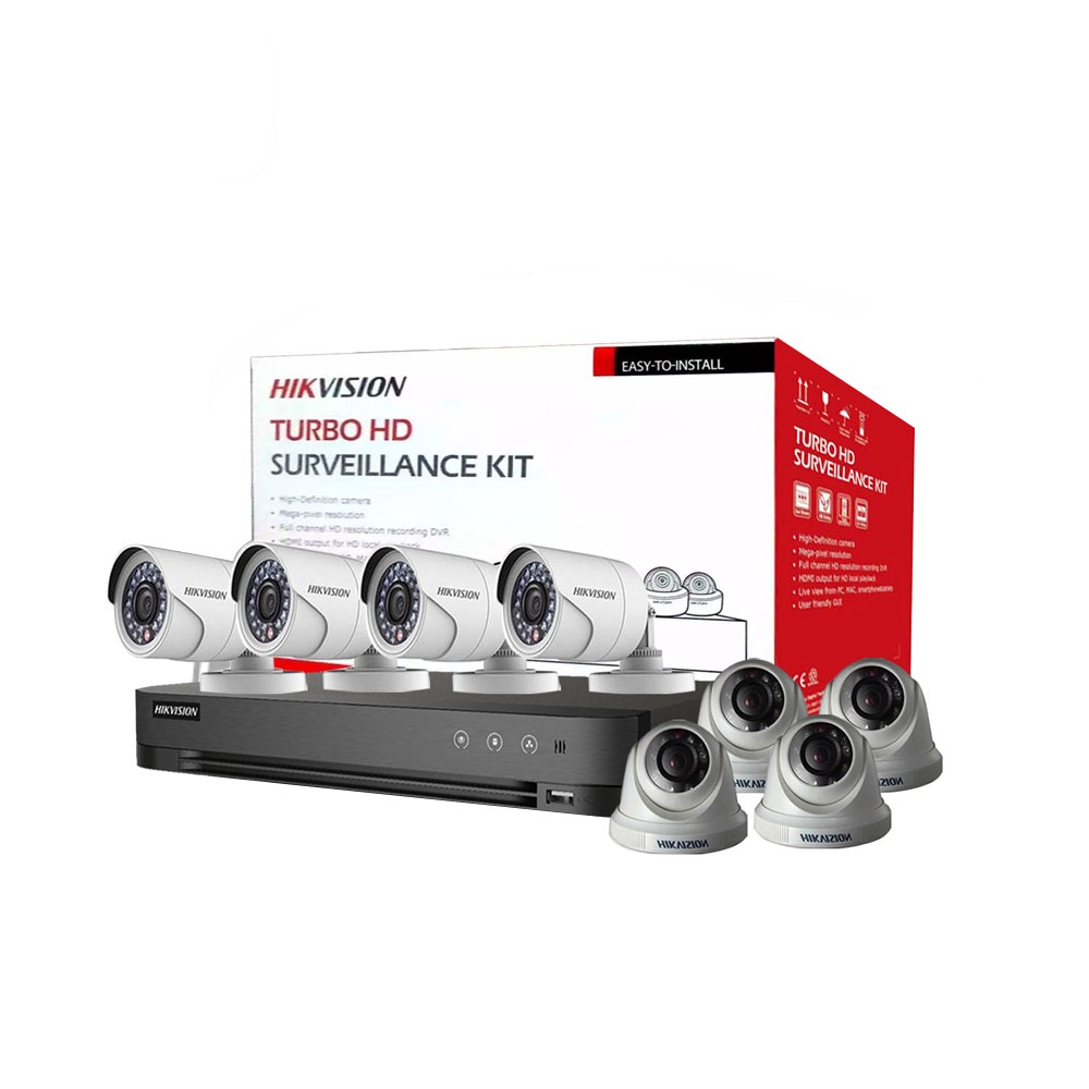 HIKVISION Kit 8 caméras de surveillance TURBO HD