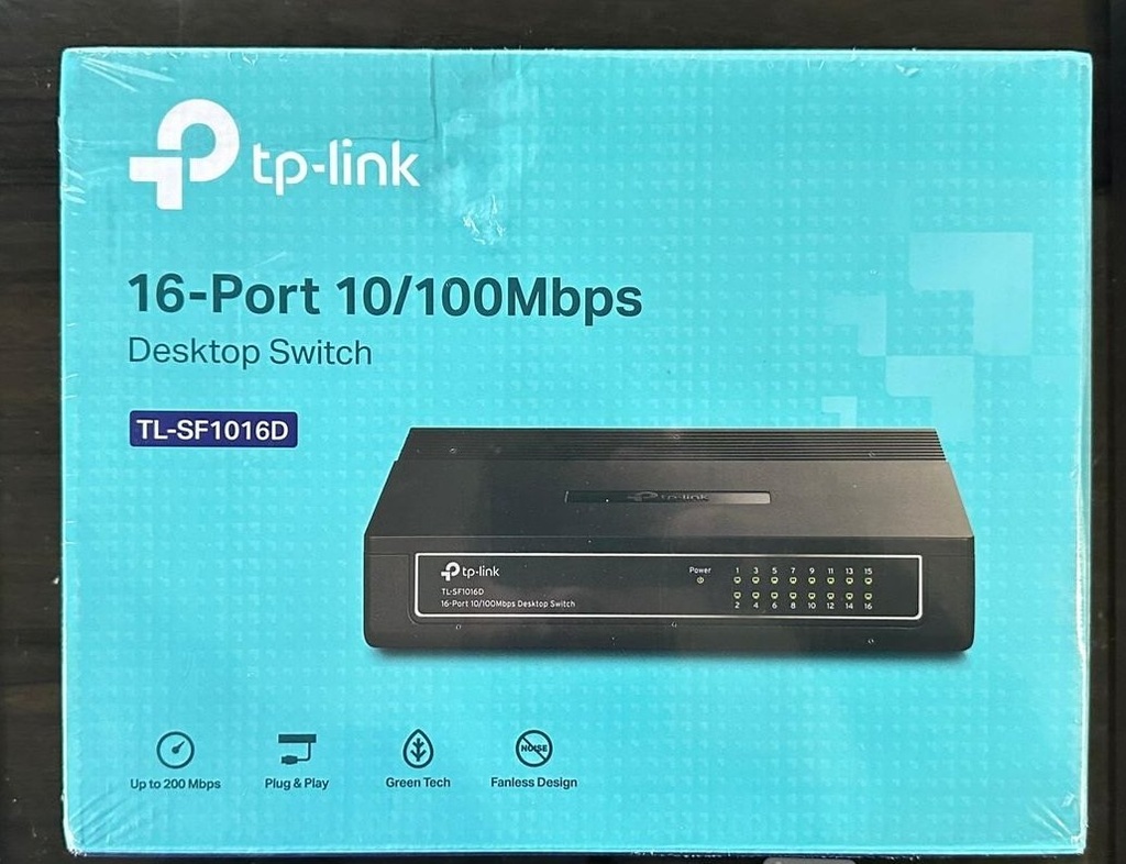 TP-LINK Switch 10/100Mbps 16 Ports TL-SF1016D