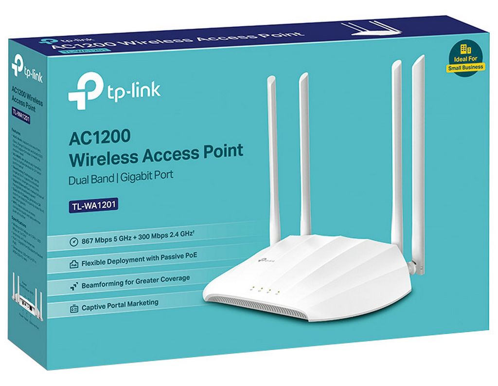 TP-LINK Point d'accès Wifi AC1200 Dual band Gigabit port TL-WA1201