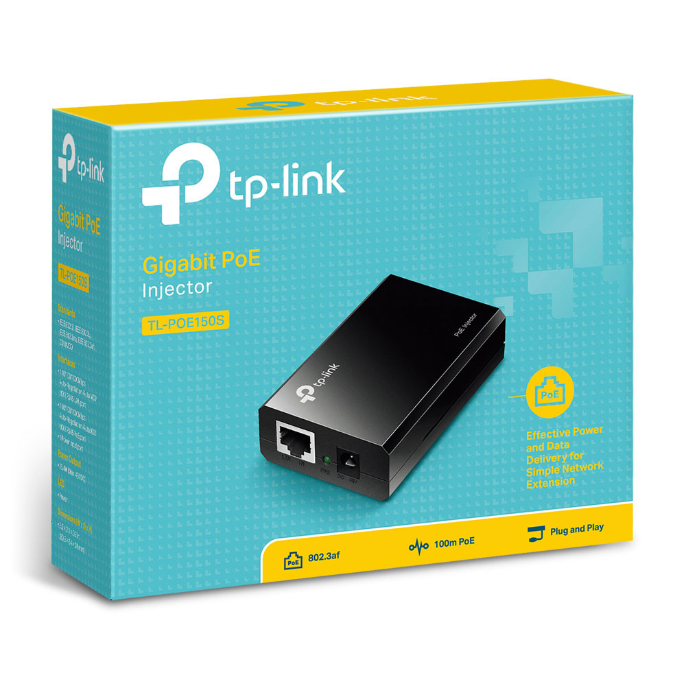 TP-LINK Injecteur Gigabit PoE TL-POE150S