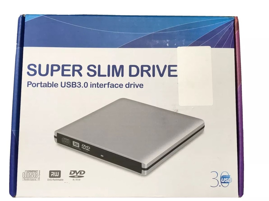 SLIM DRIVE Lecteur DVD - Graveur RW Portable