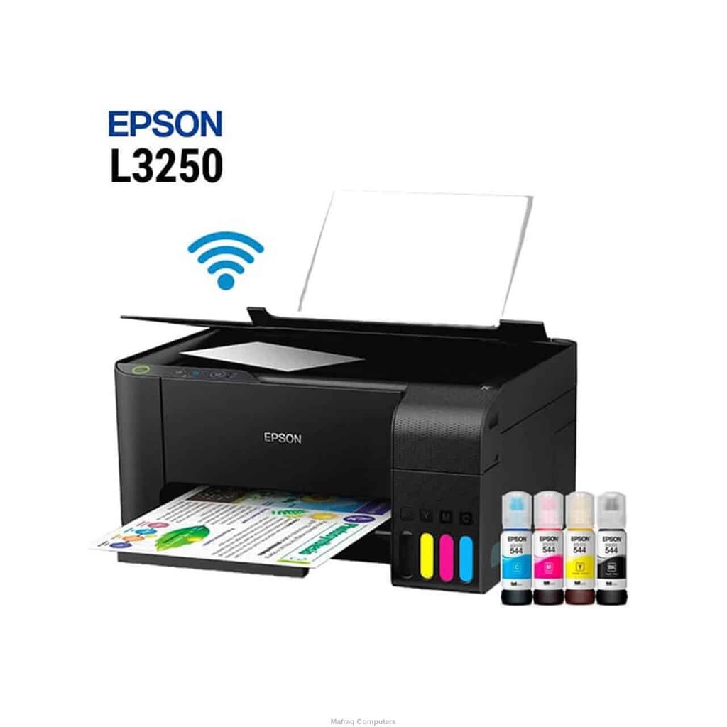 EPSON Imprimante Multifonction EcoTank L3250 A4 Wi-Fi (3 en 1) Jet d'encre