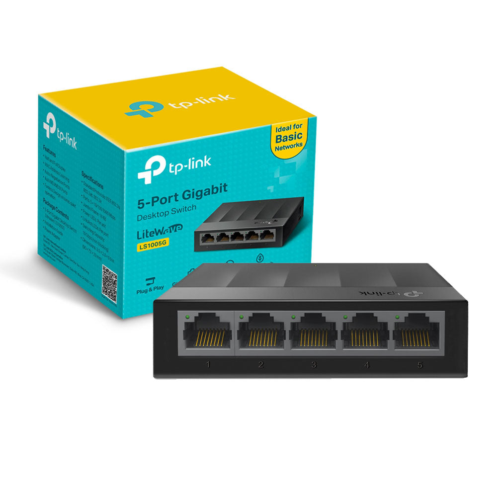 TP-LINK Switch Bureau 10/100/1000Mbps 5 Ports LS1005G