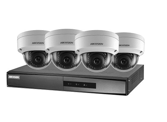 HIKVISION Kit 4 caméras de surveillance IP