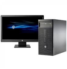 HP Ordinateur Bureau 600 G2 Dual Core 2,90GHz 4Go 500Go HDD Refurbished + Ecran 20 pouces