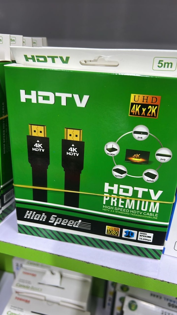 Cable HDMI HDTV Premium 5m
