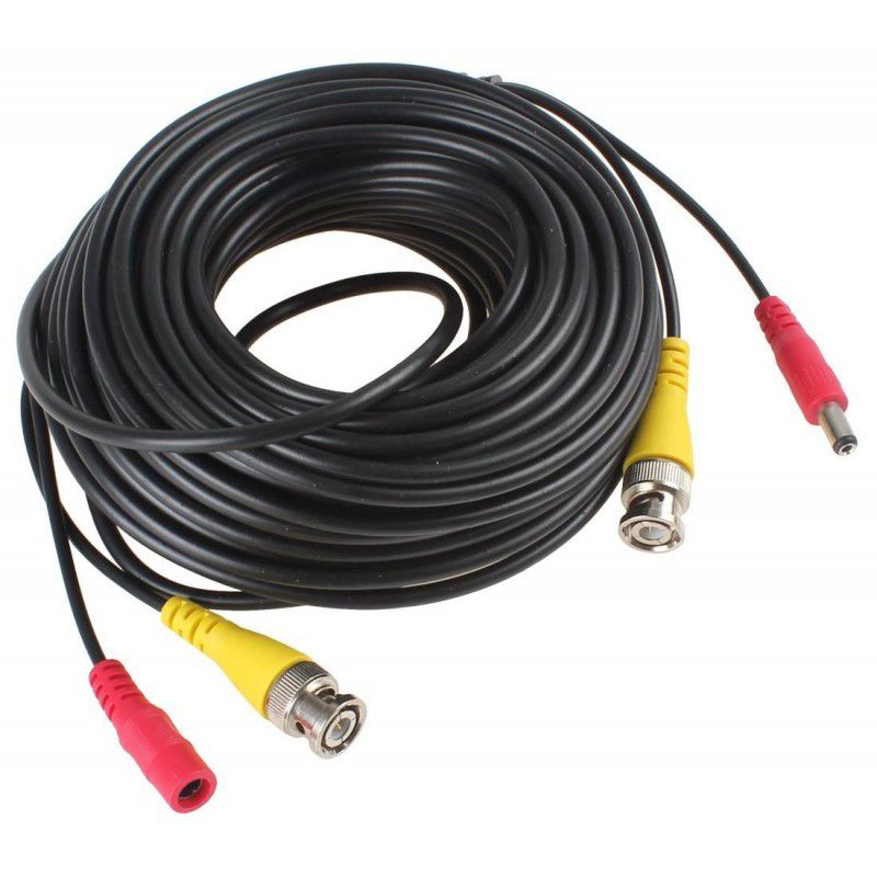 Cable caméra 2 en 1 BNC avec Alimentation 20m