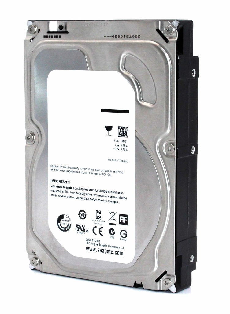 Disque Dur interne 3,5" pour Ordinateur de bureau SATA 1To - 