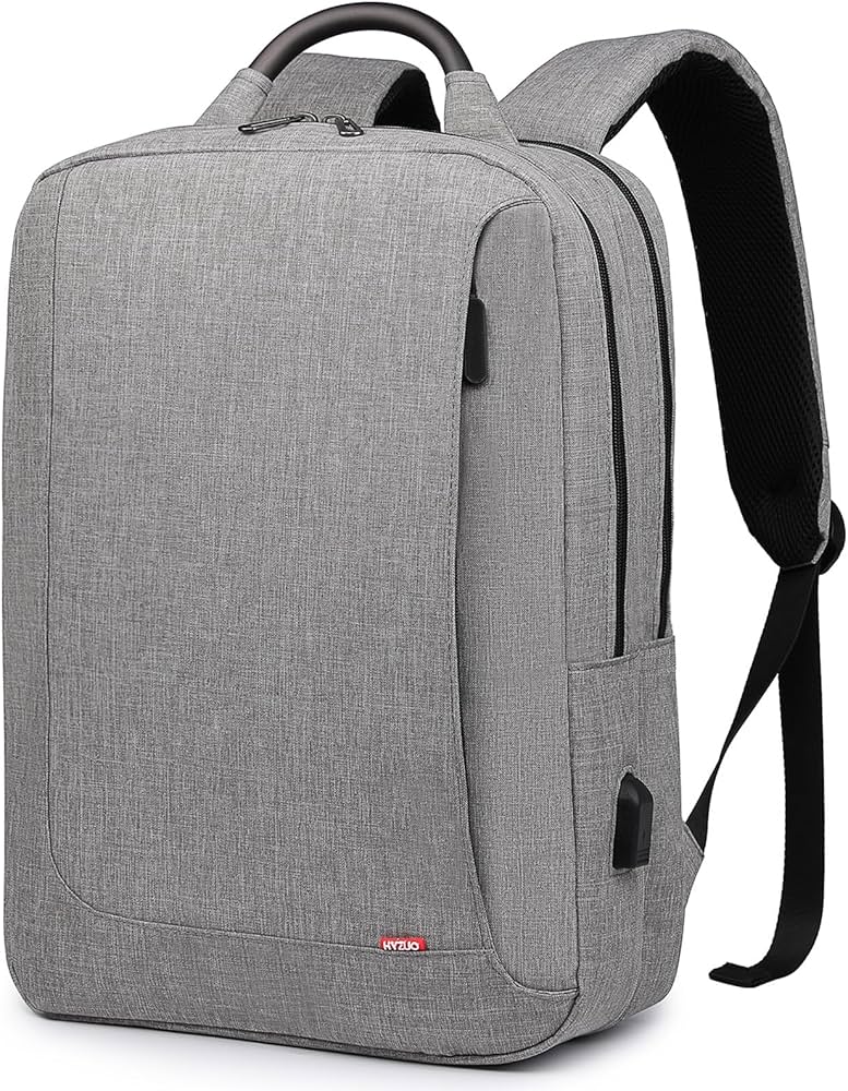 LEINVOCHI Sac à dos Pour Ordinateur - Gris