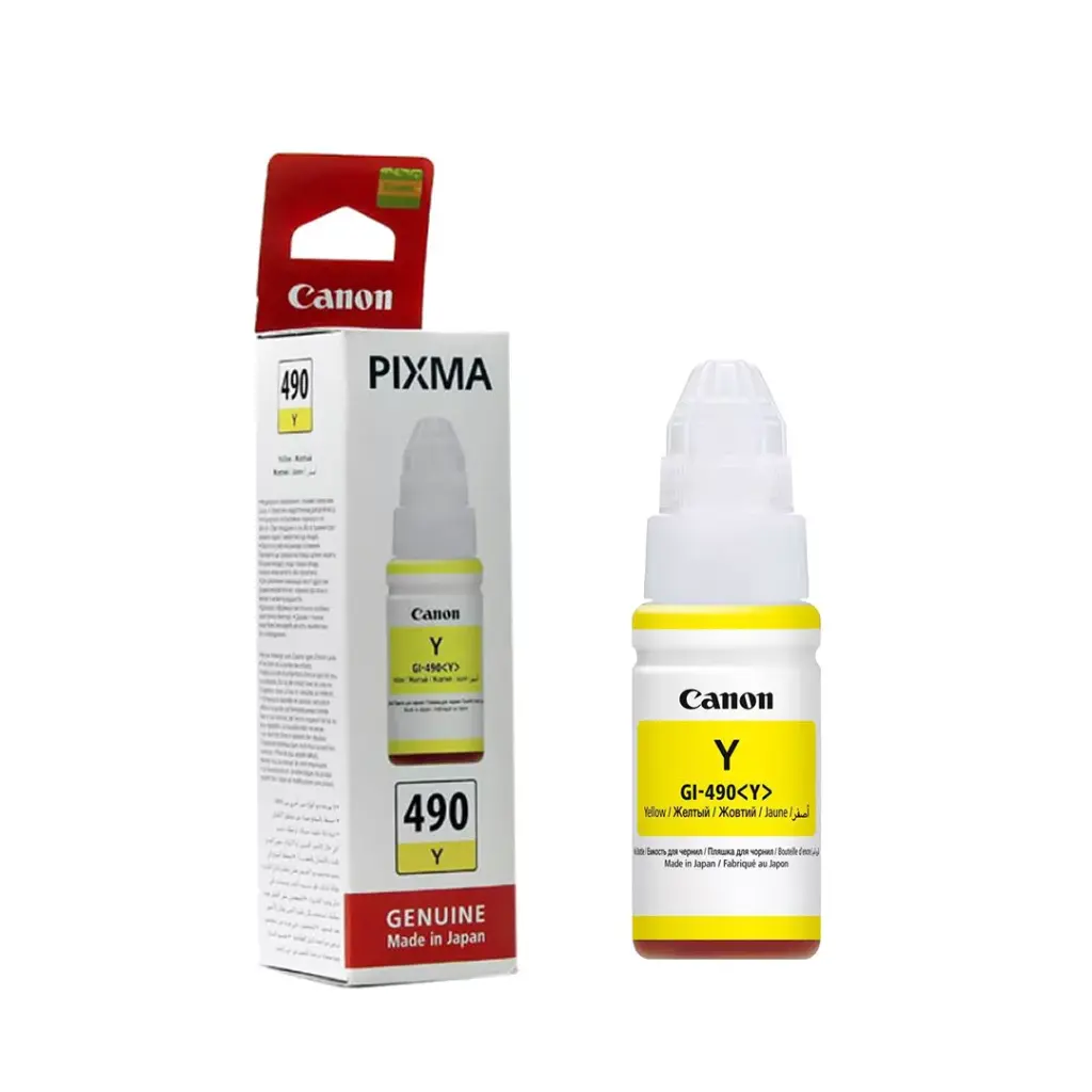 Encre  Canon 490 Jaune