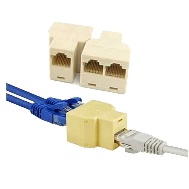 Relayeur RJ45 CAT6 1 en 2 Sorties 