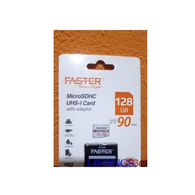 FASTER Carte Mémoire Micro SD avec adaptateur 128Go