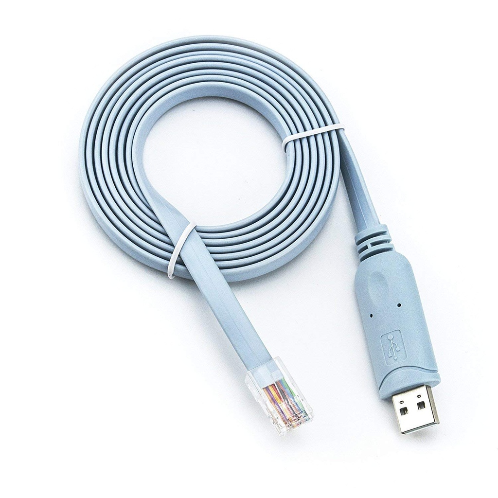 Cable Console USB to RJ45 1.5m | Innova Tech Gabon