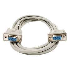 Cable série RS232 femelle vers RS232 femelle (DB9F-DB9F-1.5m)