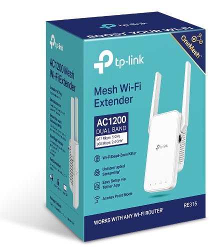 TP-LINK AC1200 Mesh wifi Range Extender RE315