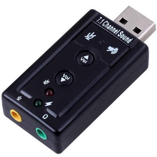 [ITG240209] Carte son externe USB vers audio stéréo avec contrôle de volume - Adaptateur audio 7.1 virtuel