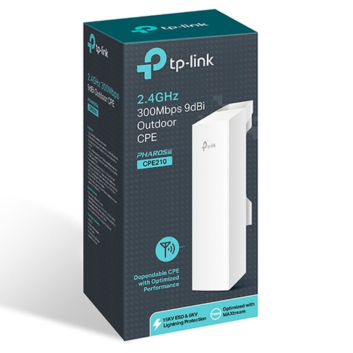 [ITG240185] TP-LINK CPE210 Point d'accès 2,4GHz 300 Mbps 9dBi Outdoor CPE