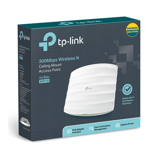 [ITG240182] TP-LINK Omada EAP110 Point d'accès 300 Mbps Wifi N