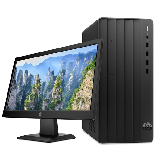 [A0299] HP Ordinateur de Bureau Pro Tower 290 G9 Intel Core i3 12th Gen 8Go RAM 1To HDD 19,5" Ecran HD