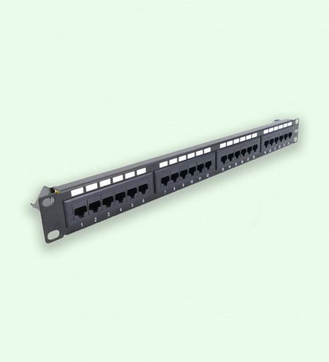 [A0350] Panneau de brassage 19" pouces UTP CAT6 24 ports