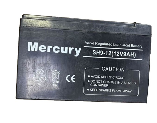 [A0246] Batterie Mercury pour onduleur 12V 9AH