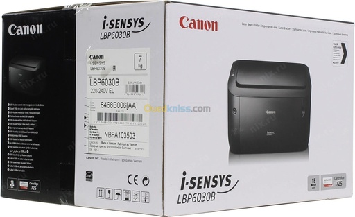 [A0221] Imprimante Canon Noir Blanc i-SENSYS LBP6030B avec Cartouche 725