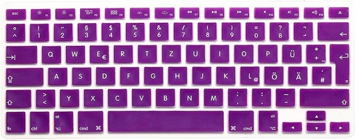 [A0166] Protège Clavier MacBook Air Pro 13,3" 15,4" Violet